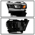 1922 RAM 1500 BLACK BEZEL FULL LED W/DRL HEADLIGHT OE LEFT