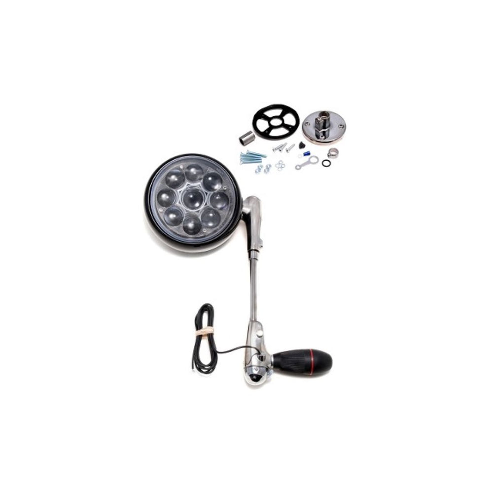 6IN ROOFLIGHT-LED-BLACK HEAD