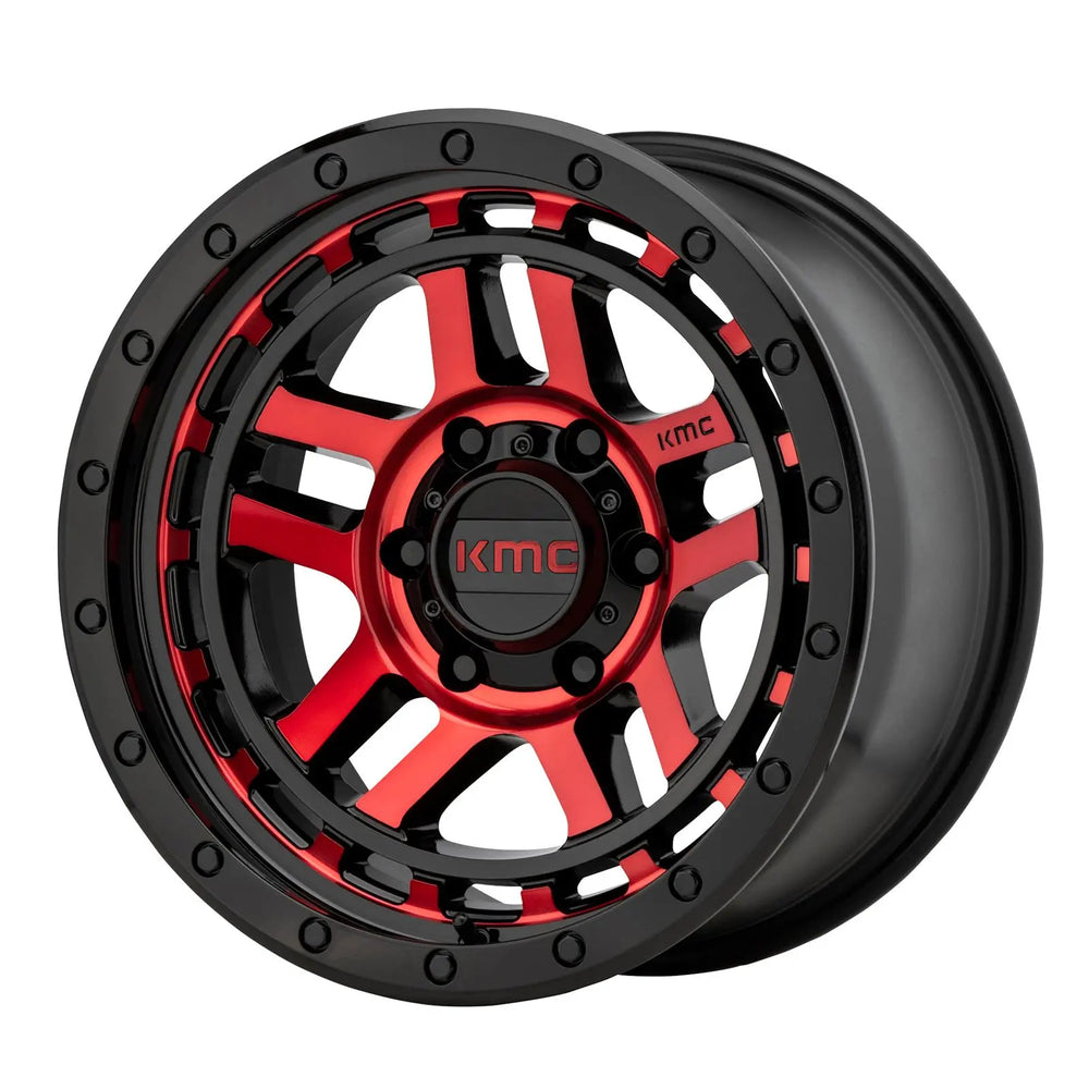 KMC Wheels black auto part