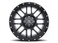ICON Alloys Alpha, Gloss Black, Milled Windows, 20x9 / 5x150, 16mm OS, 5.625" BS