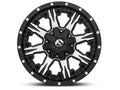 ~(38 lbs. 21X21X12)~ NUTZ 18x9 6x135.00/6x139.70 MATTE BLACK MACHINED (1 mm)