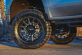 Rough Country 90 Series Wheel | One-Piece | Gloss Black w/machined spokes | 20x10 | 8x170 | -19mm