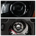 1114 CHRYSLER 300 HALOGEN ONLY (EX HID MODELS ) BLACK BEZEL HEADLIGHT LEFT AND