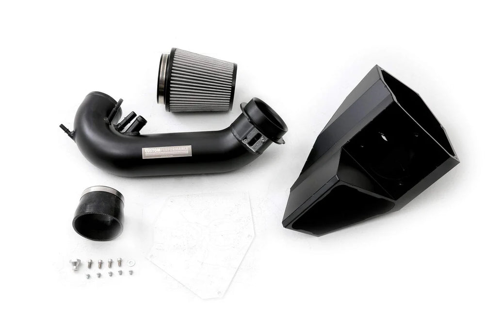cp-e ICEbox Air Intake Ford Mustang GT V8 5.0L 15- Black SynoilD Filter