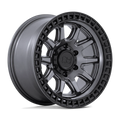 BR001 17X8.5 5X4.5 M-BLK 34MM