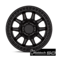 BR001 17X8.5 5X4.5 M-BLK 34MM