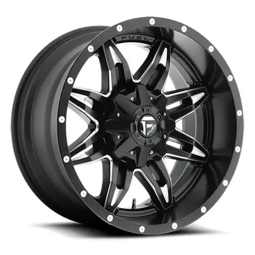 ~(37 lbs. 21X21X12)~ LETHAL 18x9 5x114.30/5x127.00 GLOSS BLACK MILLED (1 mm)