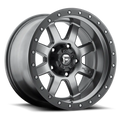 ~(35 lbs. 21X21X12)~ TROPHY 18x9 8x165.10 MATTE GUN METAL BLACK BEAD RING (1 mm)
