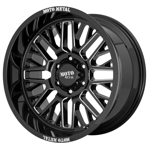 MO802 20X9 6X120 18MM GLOSS BLACK MILLED