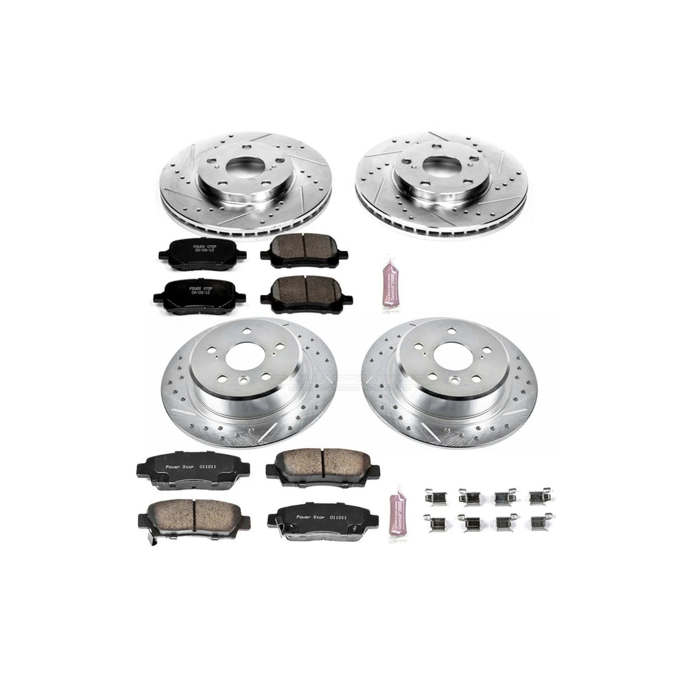 Power Stop 98-99 Toyota Avalon Front & Rear Z23 Evolution Sport Brake Kit