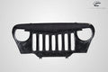 1997-2006 Jeep Wrangler Carbon Creations Predator Grille - 1 Piece (S)