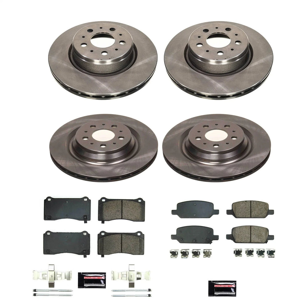 Power Stop 17-21 Tesla 3 Front and Rear Autospecialty Brake Kit