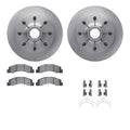 R1 Concepts Brake Rotor- Blank with Optimum Oe Pads Hdw Fits Ford Excursion