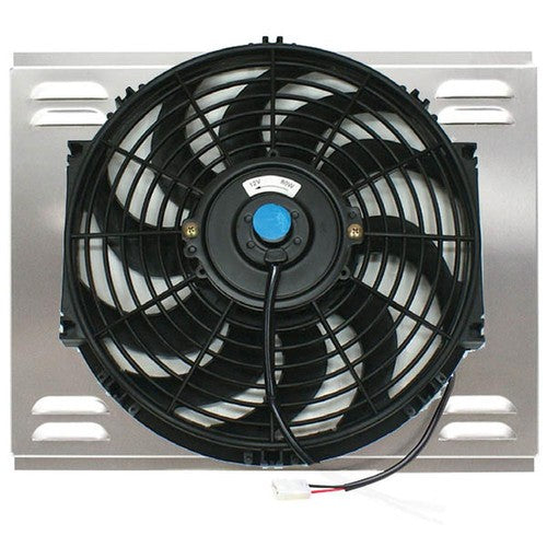 SINGLE 14IN HIGH CFM ELEC FAN & SHROUD ASSY
