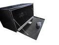 36IN X 18IN X 18IN BLACK STEEL UNDERBODY TOOLBOX W/ THANDLE