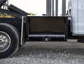 36IN X 18IN X 18IN BLACK STEEL UNDERBODY TOOLBOX W/ THANDLE