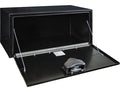 36IN X 18IN X 18IN BLACK STEEL UNDERBODY TOOLBOX W/ THANDLE