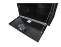 36IN X 18IN X 18IN BLACK STEEL UNDERBODY TOOLBOX W/ THANDLE
