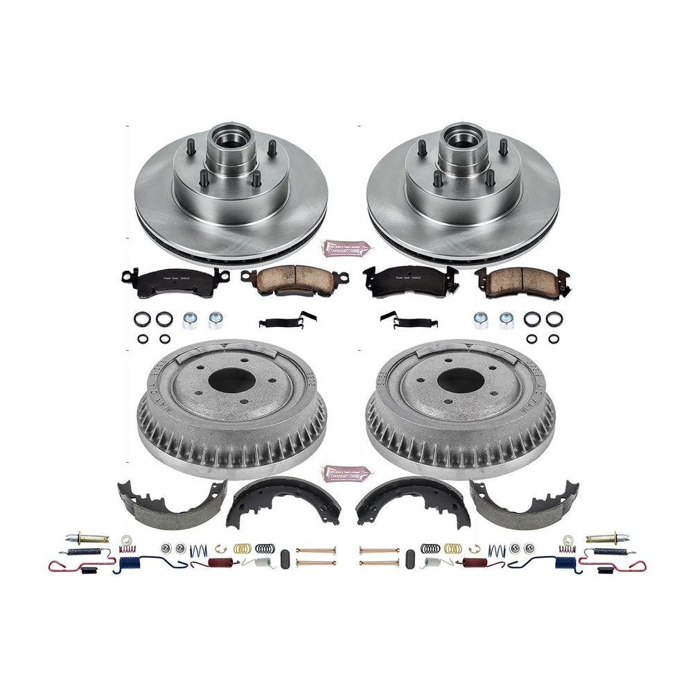 Power Stop 1975 Buick Apollo Front & Rear Autospecialty Brake Kit