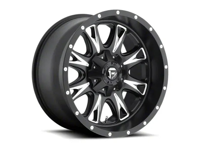 ~(40 lbs. 21X21X12)~ THROTTLE 18x9 8x180.00 MATTE BLACK MILLED (20 mm)
