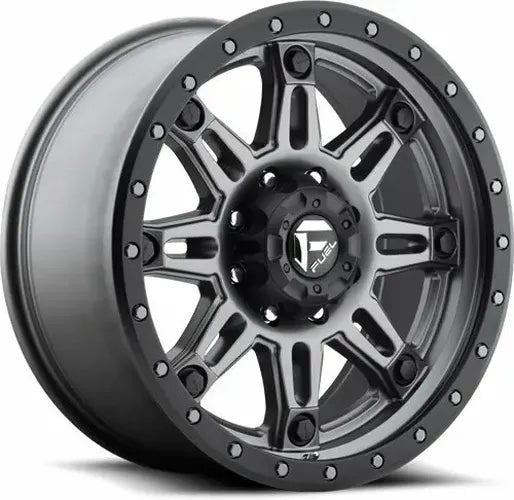 ~(44 lbs. 23X23X12)~ HOSTAGE III 20x9 6x139.70 MATTE GUN METAL BLACK BEAD RING (1 mm)