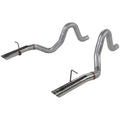 Pre-Bent Tailpipes Fits 1986-1993 Mustang Lx 5.0L Engine & 1986 Mustang Gt 5.0L Engine 3.0 Inch Pipes Flowmaster