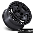 BR022 17X8.5 5X5.0 M-BLK 25MM