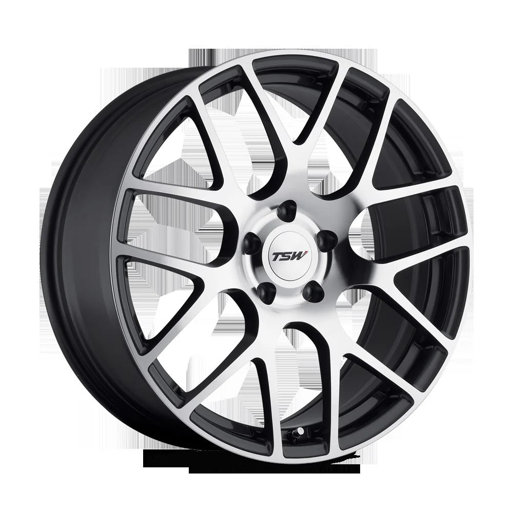 TSW Nurburgring Wheels 17x8 35mm (Gunmetal w/ Machined Face) - 2013 FT86
