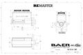 REMASTER 7/8" RIGHT PORT BLK 2-BOLT