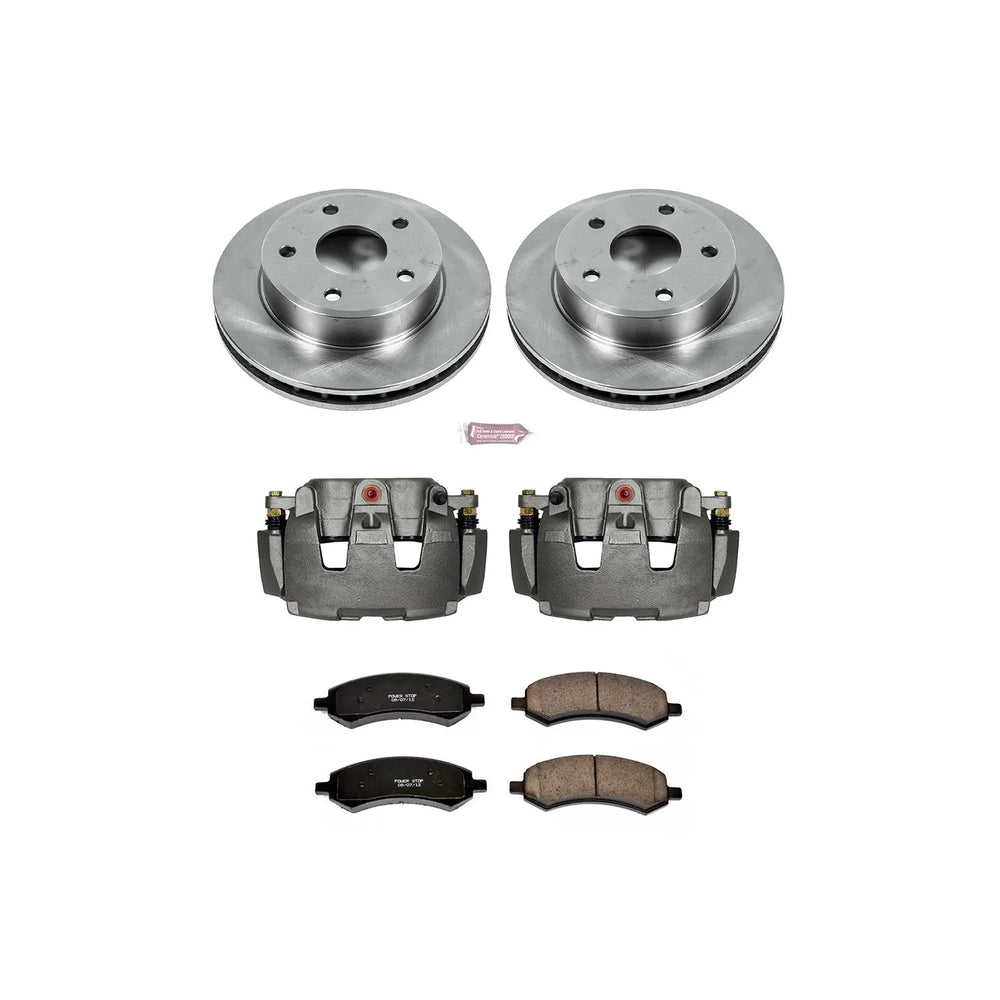 Power Stop 06-09 Mitsubishi Raider Front Autospecialty Kit w/Cals