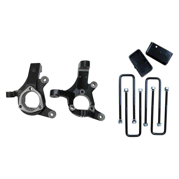 3 Inch Lift Spindles 2 Inch Rear Lift Blocks w U Bolts 99-06 Silverado Sierra 1500 RWD Freedom Off-Road