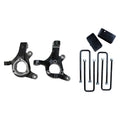 3 Inch Lift Spindles 2 Inch Rear Lift Blocks w U Bolts 99-06 Silverado Sierra 1500 RWD Freedom Off-Road