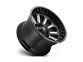 ~(41 lbs. 21X21X12)~ HARDLINE 18x9 5x139.70/5x150.00 GLOSS BLACK MILLED (1 mm)