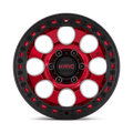 KM237 17X9 6X5.5 C-RED-BLK-RG -38MM