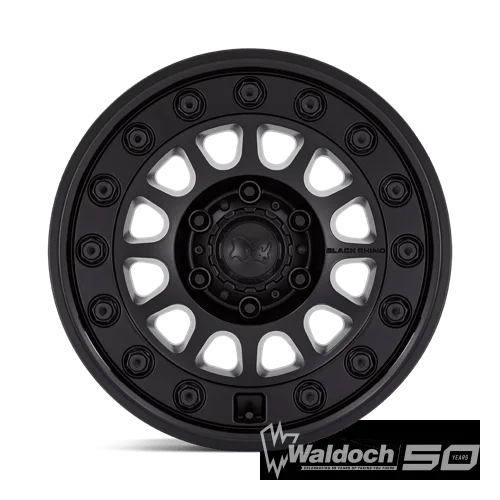 BR012 17X8.5 5X5.0 M-BLK -10MM