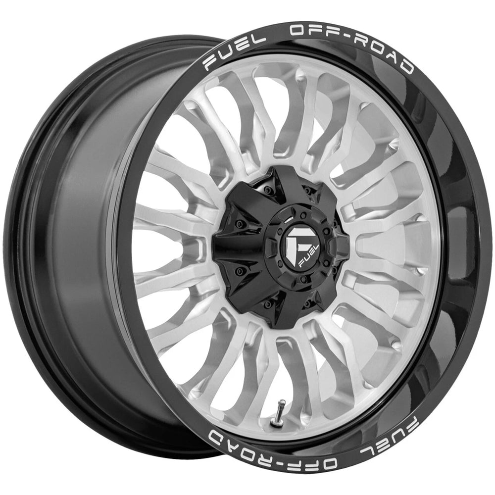 D798 22X12 5X4.5/5.0 SLVR-BRSH BLK-