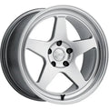KANSEI ROKU MATTE GRAY W/MACHIINED LIP 18X9 5X120 +12mm
