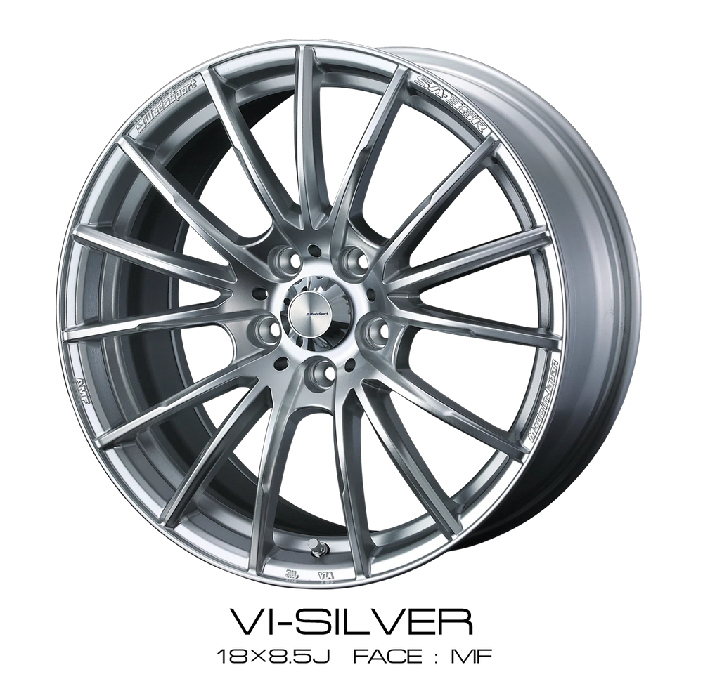 WedsSport SA35R 18X9.5 38 5X114.3 VI-SILVER