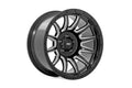 Rough Country 90 Series Wheel One-Piece Gloss Black w/machined spokes 20x10 6x5.5 -19mm