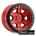 BR RENO 17X9 5X114 -18 71 CNDY RED