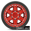 BR RENO 17X9 5X114 -18 71 CNDY RED