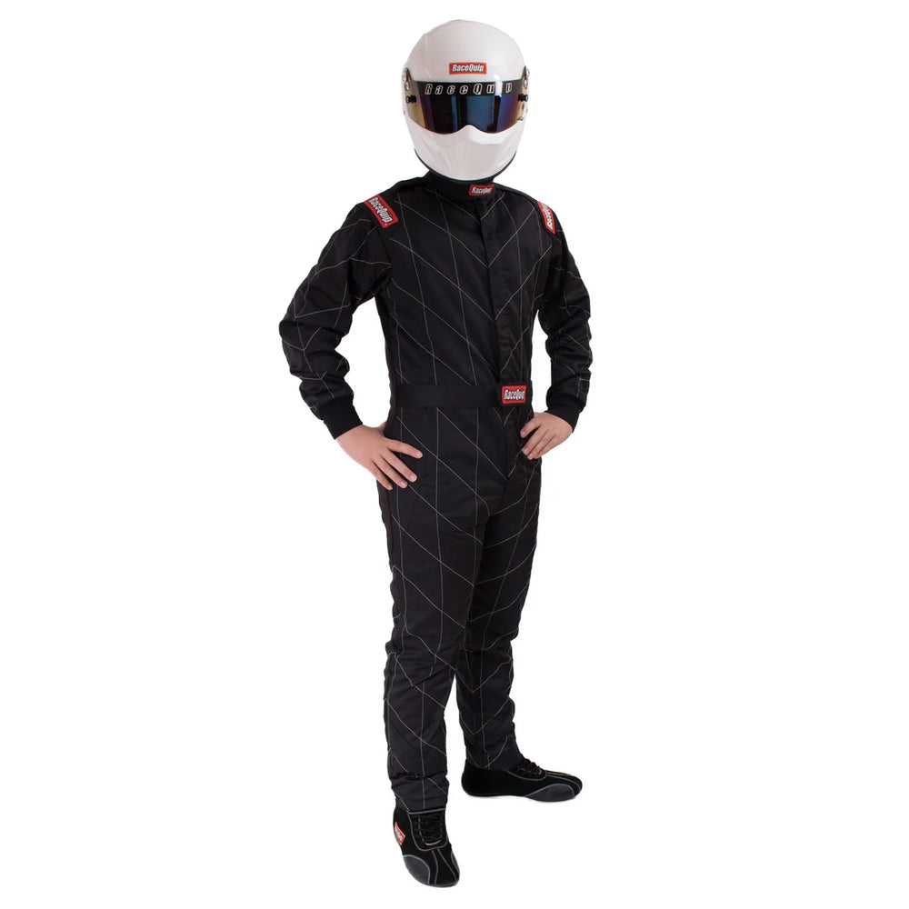 CHEVRON-5 SUIT SFI-5 BLK SML