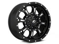 ~(42 lbs. 21X21X12)~ KRANK 18x9 5x139.70/5x150.00 MATTE BLACK MILLED (1 mm)