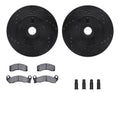 R1 E- Line Series Brake Rotor - D/S - Black w/ Ceramic Pads Hdw