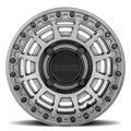Method MR415 Beadlock 15x10 / 6+4/25mm Offset / 4x136 / 106 CB Graphite Wheel - Gloss Graphite Ring