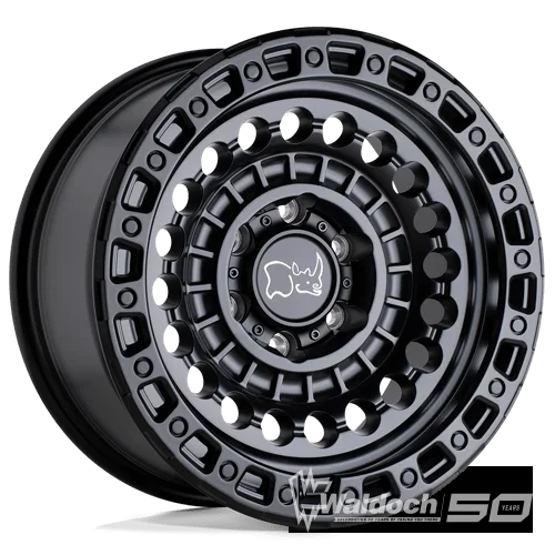 BRSTN 17X8.5 8X6.5 M-BLK -18MM