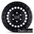 BRSTN 17X8.5 8X6.5 M-BLK -18MM
