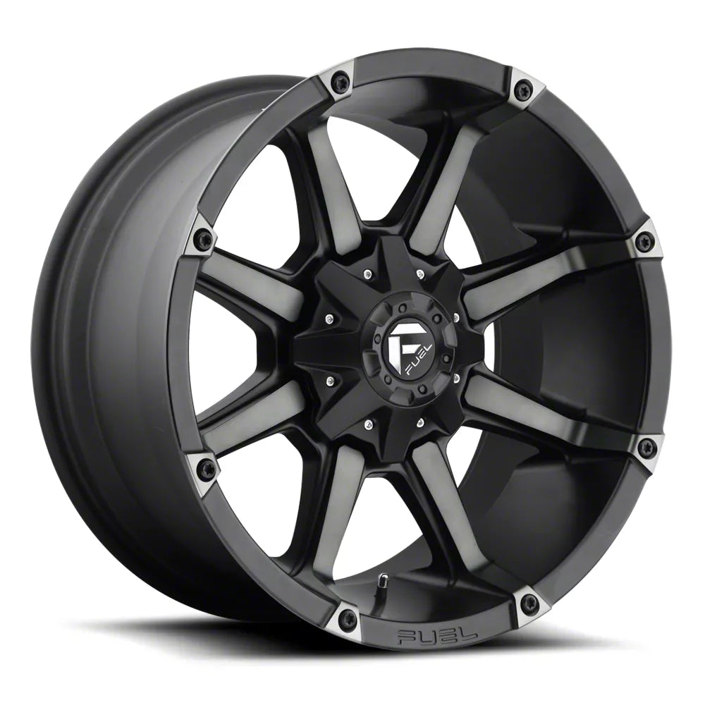 ~(37 lbs. 21X21X12)~ COUPLER 18x9 8x170.00 MATTE BLACK DOUBLE DARK TINT (1 mm)