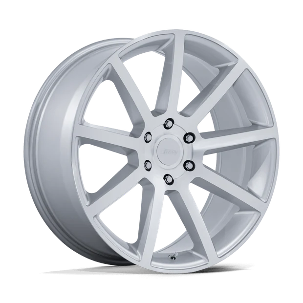 P6E 22X9.5 6X5.5 106 +25 G-SLV MCH-