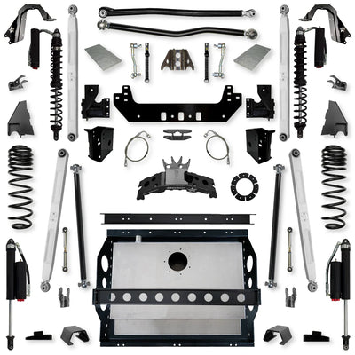 Rock Krawler 19-26 Wrangler JT 4.5 Inch Rockzilla Lite w/ PB J Lower Lower Arms Front Coil Overs Rear Coils w/ Fast CD Adjusters JT45RZLT-S2
